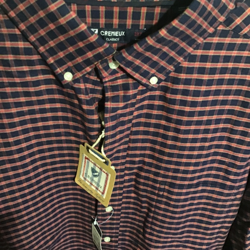 Men’s big and tall long sleeve shirt
